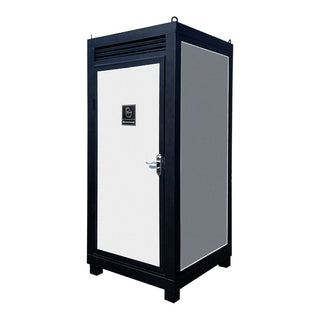 Portable Toilet Cabin (Single Person) – Outdoor Bathroom with Sink, Light & Vent Fan