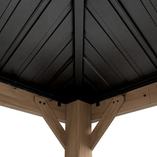 Cedarfort 12x14 FT Outdoor Cedar Wood Frame Patio Gazebo