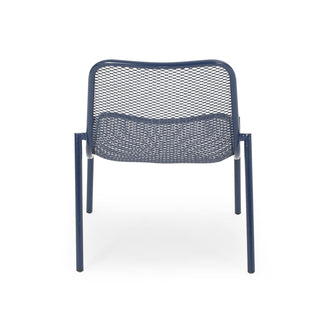3-Piece Outdoor Patio Conversation Set, Iron Frame Bistro Set with 2 Mesh Chairs & Side Table