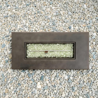 42" Propane Gas Fire Pit Table, 50000 BTU Rectangular Concrete Fire Pit for Outside Patio Deck Garden Backyard