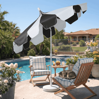 10FT Pagoda Patio Umbrella with Crank Lift & Tilt – Adjustable Outdoor Market Umbrella in Mint Green, Navy Blue & Black