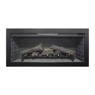 42-Inch Infrared Electric Fireplace with Removable Mantel & Insert – Touch Panel Electric Fireplace Heater for Home Decor