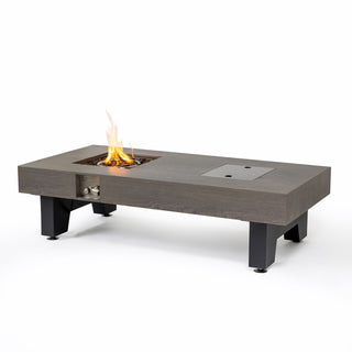 54_inch Iron Fire Pit with Ice Bucket Design