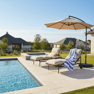 3-Piece Aluminum Rattan Patio Chaise Lounges With Rectangular Table And Light Gray Cushions