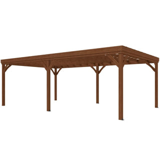 Wooden Outdoor Pergola, Grape Vine Gazebo Shade Structure for Garden, Patio & Backyard Outdoor Living Space