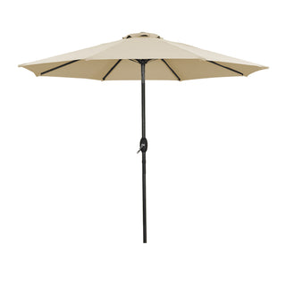 9-ft UV Protective Polyester Crank Market Patio Umbrella (without Umbrella Base)