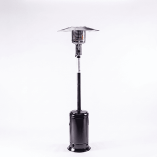 47,000 BTU Stainless Steel Propane Patio Heater with Adjustable Heat & Wheels for Patio, Backyard & Outdoor Gatherings