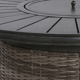 52'' W x 25'' H Propane Outdoor Fire Pit Table, 50,000 BTU Patio Gas Fire Table