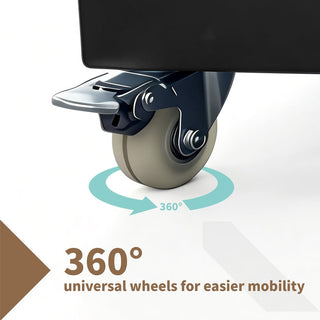 1100LBS Heavy Duty Wheeled Umbrella Base – Detachable Steel Patio Umbrella Stand for Large Cantilever Umbrellas