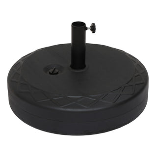 Round Patio Umbrella Base, Heavy-Duty Outdoor Umbrella Stand, Weather-Resistant