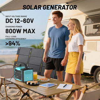 1024Wh LiFePO4 Portable Power Station with Modular Inverter, MPPT Solar & 1800W AC Output