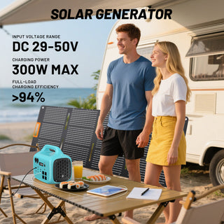 1024Wh Portable Power Station (1000W/1800W) with MPPT Solar Charging, 100W USB-C PD & IPX4 Protection for Camping & Home Backup