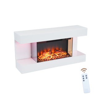 32/50 Inch Wall Mounted Electric Fireplace with Remote