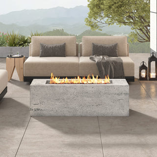 41.9-Inch Propane Fire Pit Table – 40,000 BTU Outdoor Patio Heater with Cover & Lava Rocks