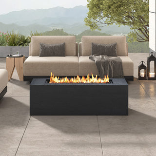 41.9-Inch Propane Fire Pit Table – 40,000 BTU Outdoor Patio Heater with Cover & Lava Rocks