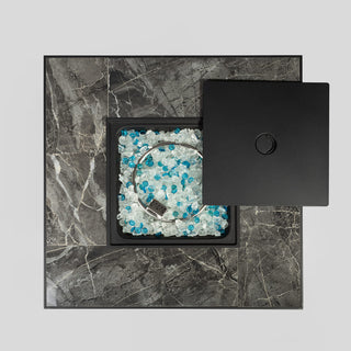 30" Propane Gas Fire Pit Table, 50000 BTU Square Fire Pit, Tile Tabletop with Beautiful Wicker Base for Outside Patio Deck Garden Courtyard-Brown