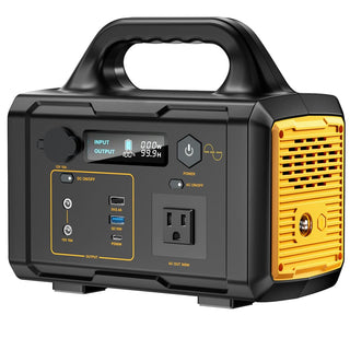300W/1000W Portable Power Station with 100W/200W Solar Panel for Outdoor Camping, Home Backup & Emergency Use
