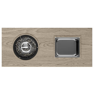 3-in-1 Coffee Table with Ice Bucket and Fire Pit - Beige