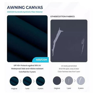 10 Ft Square Large Cantilever Patio Umbrella with 360° Rotation & Tit Adjustment and Heavy Duty Offset Polyester Canopy Deck Umbrella without base