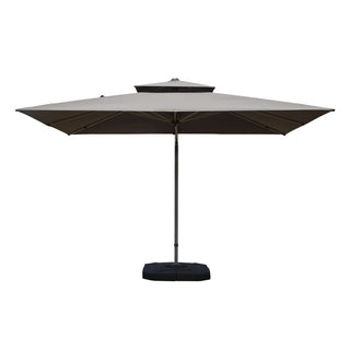 Aluminum Cantilever Patio Umbrella with Tilt Function – Outdoor Offset Market Umbrella for Backyard, Deck & Pool (Base Not Included)