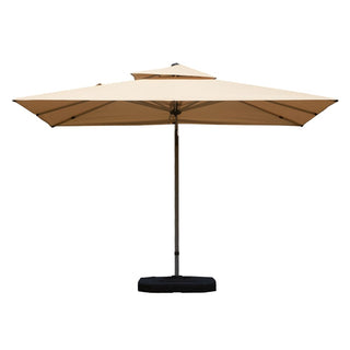 Aluminum Cantilever Patio Umbrella with Tilt Function – Outdoor Offset Market Umbrella for Backyard, Deck & Pool (Base Not Included)