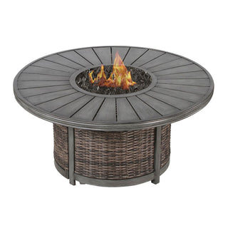 52 W x 25 H Inch Propane Outdoor Fire Pit Table, 50,000 BTU Patio Gas Fire Table