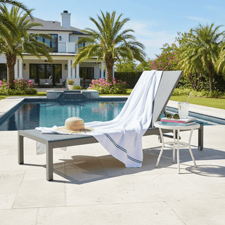 Coral Gray Outdoor Mesh Lounge Chair, Available In Single And Double Sizes