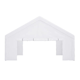 20x20 Ft Heavy-Duty Event Shelter with Removable Sidewalls, Multi-Purpose Outdoor Canopy Tent & Carport for Parties, Weddings