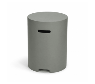 16-Inch Propane Tank Cover Table, Lightweight Concrete Propane Tank Hideaway for 20-Lb Tanks