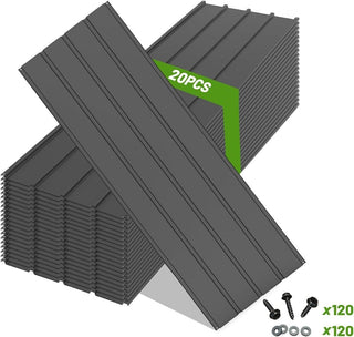 20PCS Galvanized Metal Roofing Panels with Screws – Durable Steel Roof Sheets for Pergola, Gazebo, Shed, Patio & Outdoor Structures