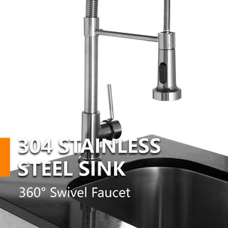 44-Inch Deluxe 6-Burner 85,000 BTU Stainless Steel Outdoor Kitchen Island Grill With Wine Cooler, Rotisserie & Granite Countertops