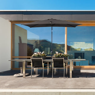 10 ft. Aluminum Rectanglar Market Patio Umbrella in Navy Blue/Red/Tan/Lake Blue/Gray