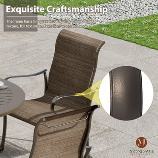 7-Piece Outdoor Patio Oval Dining Table and Chair Set