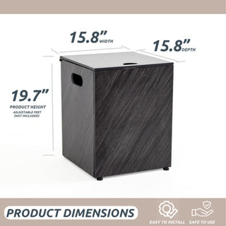 Stone Grain Propane Tank Cover Table