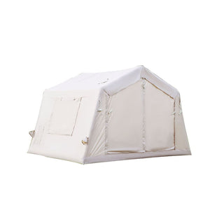 8m² Inflatable Camping Tent with Hand Pump, 4-Season Waterproof Oxford Air Glamping Tent for 4-8 Persons