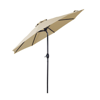 9-ft UV Protective Polyester Crank Market Patio Umbrella (without Umbrella Base)