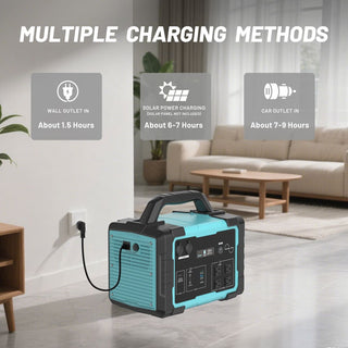 1024Wh LiFePO4 Portable Power Station with Modular Inverter, MPPT Solar & 1800W AC Output