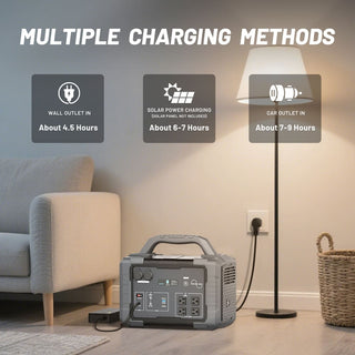 1000W Portable Power Station with High-Capacity Lithium Battery – Solar Generator for Camping, RV & Home Backup