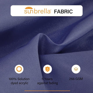 12-FT Luxury Curved Cantilever Umbrella With Base, 360° Rotatable,Suitable For Markets, Swimming Pools, Gardens, Backyards, And Patios