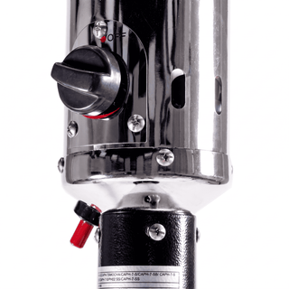 47,000 BTU Stainless Steel Propane Patio Heater with Adjustable Heat & Wheels for Patio, Backyard & Outdoor Gatherings