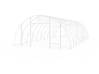 40ft x 82ft Heavy Duty Single Frame Container Shelter – Tarpaulin Warehouse Tent (Containers Not Included)