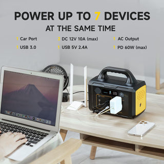 300W/1000W Portable Power Station with 100W/200W Solar Panel for Outdoor Camping, Home Backup & Emergency Use