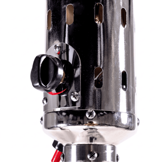47,000 BTU Stainless Steel Propane Patio Heater with Adjustable Heat & Wheels for Patio, Backyard & Outdoor Gatherings