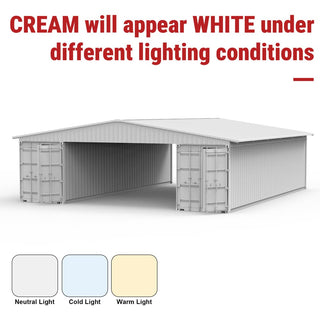40ft x 36ft Heavy Duty Container Roof Kit – Steel Shelter (No Containers Included)