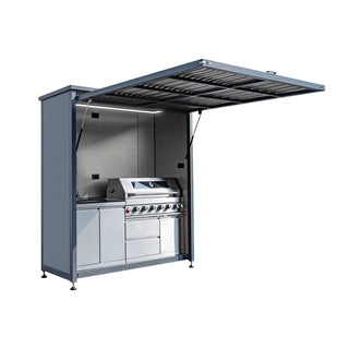 3ft x 7ft Outdoor BBQ Kitchen Island – Heavy-Duty Grill Station with Storage