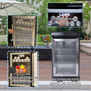 43-Inch 6-Burner 85000 BTU Outdoor Kitchen Island Grill | Stainless Steel BBQ with Sink, Wine Cooler, Rotisserie & Granite Countertop