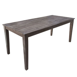 7-Piece Acacia Wood Patio Dining Set with Cushions – Large Table & 6 Chairs for Outdoor Living
