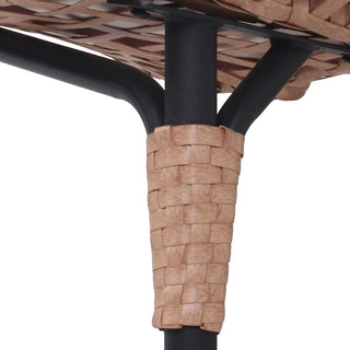 Outdoor Hanging Egg Chair with Stand, 400 lbs Capacity Patio Swing Chair, PE Rattan Wicker Lounge Chair with 8-Inch Thick Cushion,