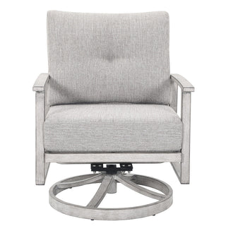 5-Piece Aluminum Outdoor Patio Conversation Set with Washable Cushions