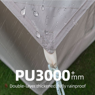 Inflatable SUV Camping Tent, Easy Setup 4-Season Waterproof Oxford Air Glamping Tent for 4-8 Persons